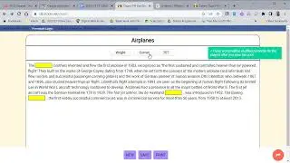 Create a Gap Fill Exercise