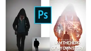 Double Exposure Effect | Adobe Photoshop cc | Movie Poster.