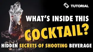 HOW TO SHOOT 🍹 COCKTAILS. Studio photography TUTORIAL with hidden TRICKS