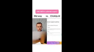 Generate an SOP Doc in seconds w/ ClickUp AI Prompts