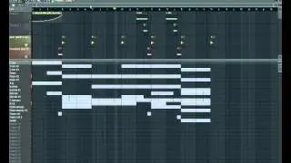 FL Studio 10 - Piano and Choir sweet instrumental {Hip hop}
