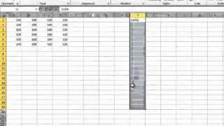 Replicating Data MS Excel
