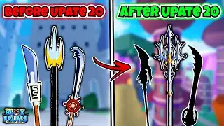 Blox Fruits UPDATE 20 SWORDS Revamp Showcase! [Models]