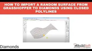 How to import a random surface from Grasshopper to Diamonds using closed polylines