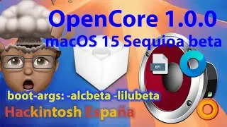 Hackintosh España. macOS 15 Sequioa beta. Activar sonido beta boot-args -alcbeta -lilubeta
