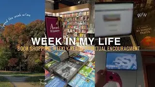 week in my life ☁️ what I read in a week, WFH, overcoming a rut.