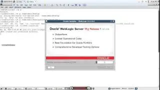 weblogicserver installation GUI Mode in linux