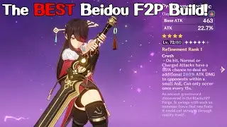 The BEST Beidou F2P DPS Build! (Genshin Impact)