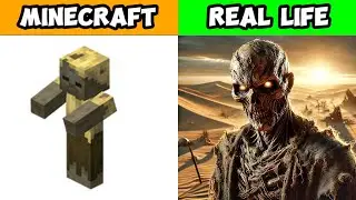 MINECRAFT MOBS VS SUPER REAL LIFE | Super Realistic 4k