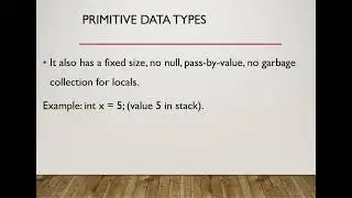 Understanding Primitive and Reference Data Types in Memory - Java