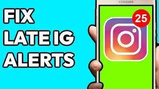 How To Fix Late Notifications On Instagram (WORKING)