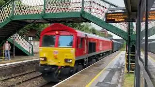 DBCargo class 66 66177 hauling 6V75 Dee Marsh to Margam steel empties #borderlandsline #train #rails