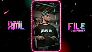 AAP MUJHE FOLLOW KARTE HAI 😎🔥ATTITUDE XML FILE  😈NEW TREND XML FILE⚡New hindi xml for alight motion