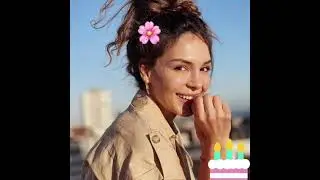 Сегодня день рождения у прекрасной, весёлой Эбру Шахин🥰🎀Поздравляем 🎁27🎁