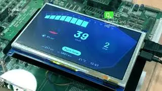 Qt for MCUs: Motorcycle Instrument Cluster on Renesas RH850 microcontroller {showcase}