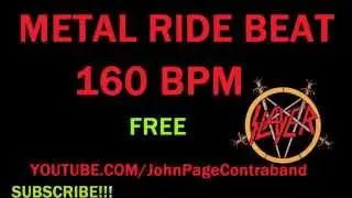 Metal Ride Beat Loop 160 BPM Drums Only