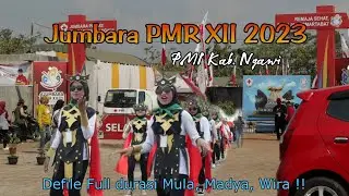 Full Arak-Arakan Budaya Defile Jumbara PMR XII 2023 PMI Kab.Ngawi