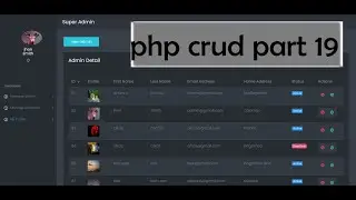 update password php using ajax | PHP CRUD | Update Data In MySQL Database | PHP Password Update