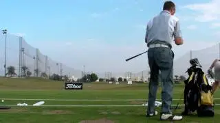 mark higgins on the range volvo golf challenge 2011 bahrain