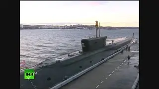 RT - Vladimir Monomakh Borei-Class Ballistic Missile Nuclear Submarine Joins Russian Navy [1080p]
