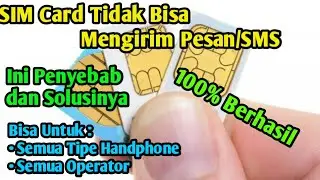 Solusi Simcard Gagal Kirim SMS | All Operator | 100% Work