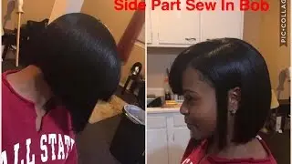 SEW IN BOB TUTORIAL  | KasiaMae Beauty