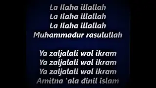 Zikir Tidurkan Anak Kita Dengan Tenang..Ya Zaljalaliwal Ikrom(30Min)