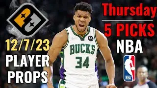PRIZEPICKS NBA THURSDAY 12/7 CORE PLAYER PROPS!