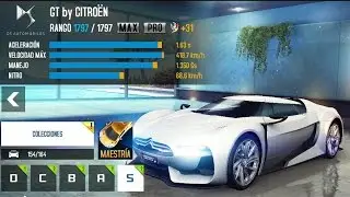 Asphalt 8 - GT by Citroen upgrades (MAX & PRO)