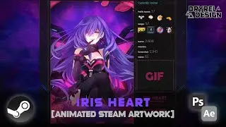 Iris Heart | Animated Steam Artwork Speed Art [DryreL]