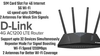 Best and Cheap 4G Sim Router with Antenna D-Link DWR-M960 Unboxing, Review, and Setup in Urdu/हिन्दी
