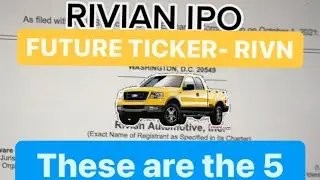 RIVIAN IPO : GOING PUBLIC | THE 5 BIGGEST SHARE HOLDERS OF 
