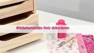 [Schritt für Schritt] - Décopatch Schubladenbox