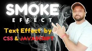 Animated Smoke Text with CSS & Vanilla Javascript | CSS Smoke Animation Effect Tutorial
