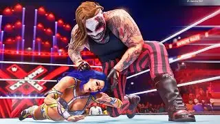 WWE 2K20: The Fiend Bray Wyatt vs Sasha Banks intergender wrestling