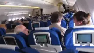 очень сильная Турбулентность в самолете