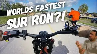 WORLDS FASTEST Sur Ron eBike DYNOS and DRAG RACES 60v vs 72v