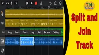 how to join split tracks in garageband