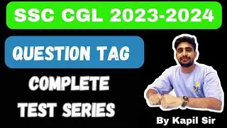 (Part :- 3)Question Tag Test Series | English Grammar | #ssc_cgl #banking #competitiveexams