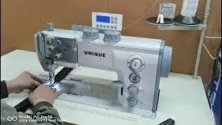 Compound feed lockstitch sewing machine