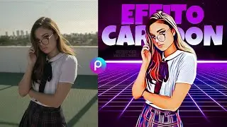 How to turn your photo into cartoon art on mobile | Free PicsArt Tutorial app