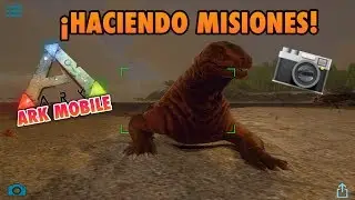 ARK MOBILE - COMPLETANDO MISIONES #2  *Photography: Herbivores* 📸