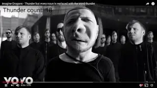 Thunder but every noun is replaced with Thunder (READ DESC)