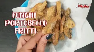 Funghi Portobello fritti