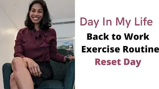 Day in my life|| Back to Office || Gym workout