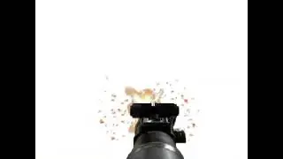 Low quality AK 47 animation