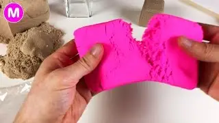 💡 Video for Kids - Playing with Kinetic Sand 👍