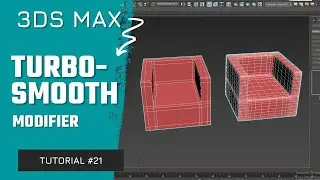 #21 | Turbosmooth Modifier in 3ds Max | Ahsaan Rehman | Hindi