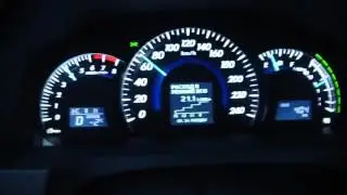 Toyota Camry 2012 Разгон от 0 до 100 км/ч