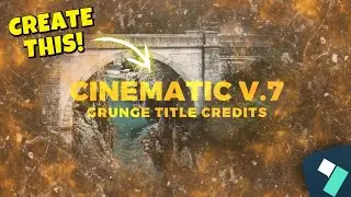Grunge Titles Effect | Cinematic Movie Style End Credits In Filmora